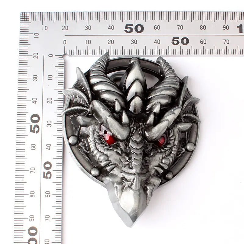 Western Dragon Head Belt Buckle - CowderryBelt Buckle