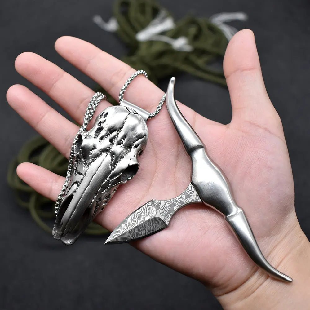 Western Longhorn - CowderryNecklacesDamascus