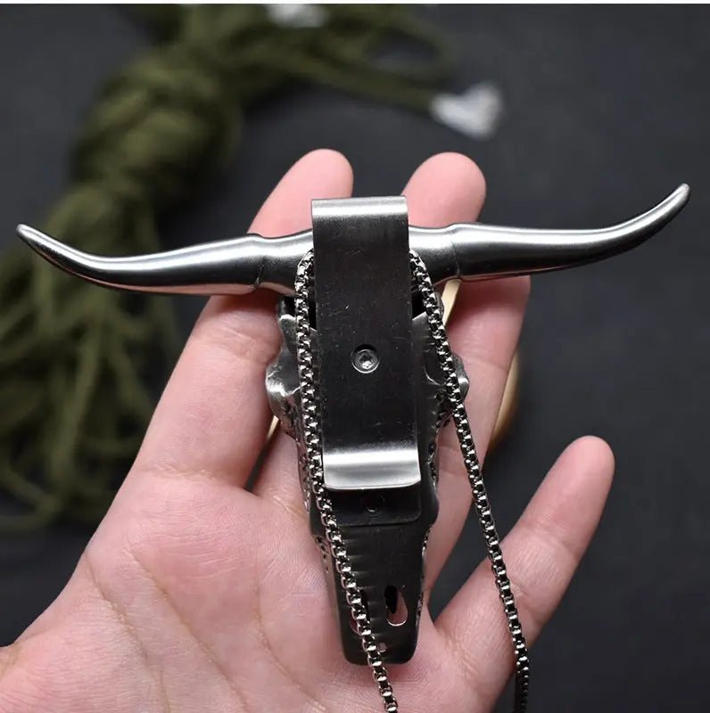 Western Longhorn - CowderryNecklacesDamascus