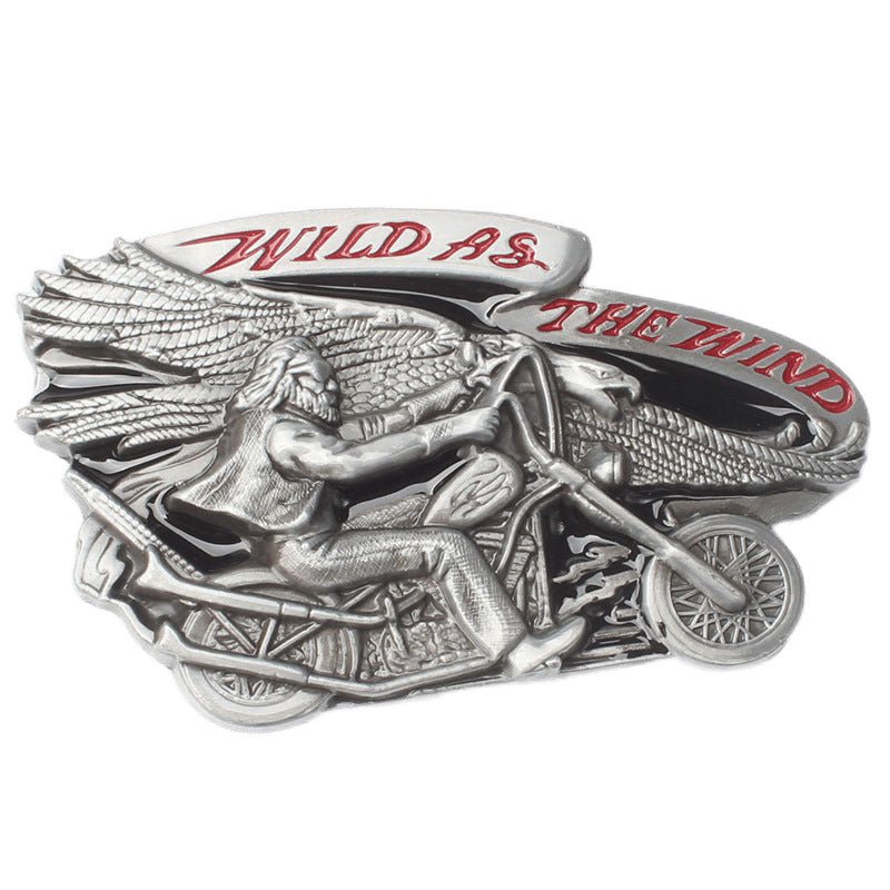 Wild As The Wind Western Belt Buckle - CowderryBelt Buckles