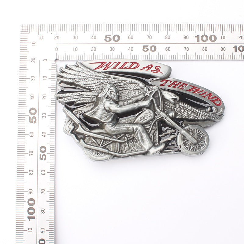Wild As The Wind Western Belt Buckle - CowderryBelt Buckles