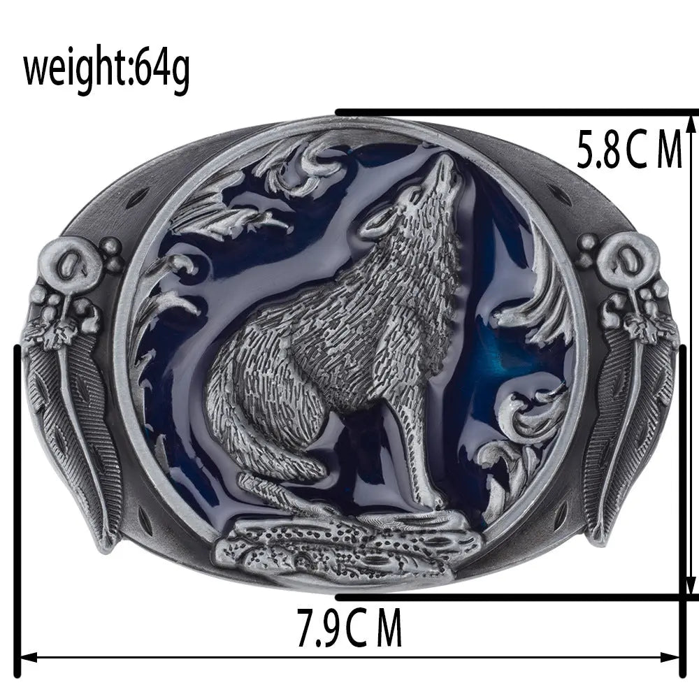 Wolf Belt Buckle - CowderryBelt Buckle