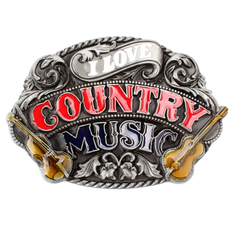 Country Music Belt Buckle