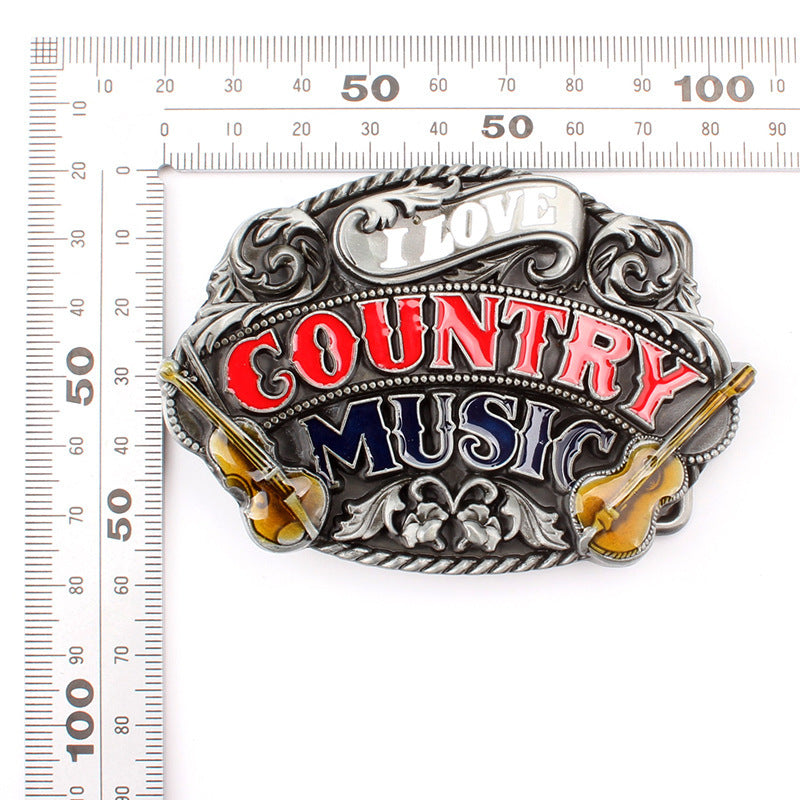 Country Music Belt Buckle