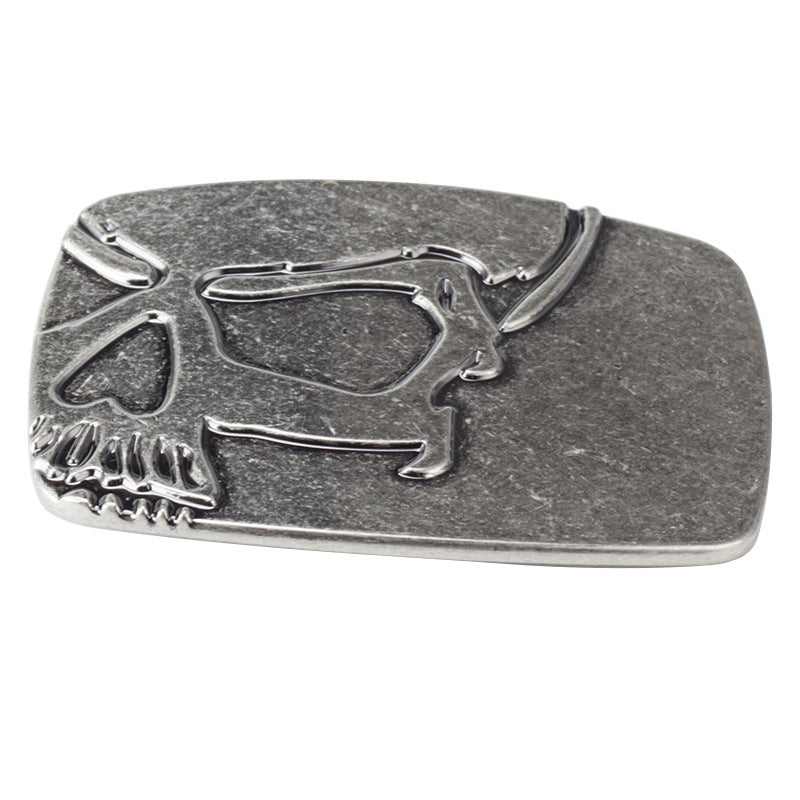 Western Skull Belt Buckle
