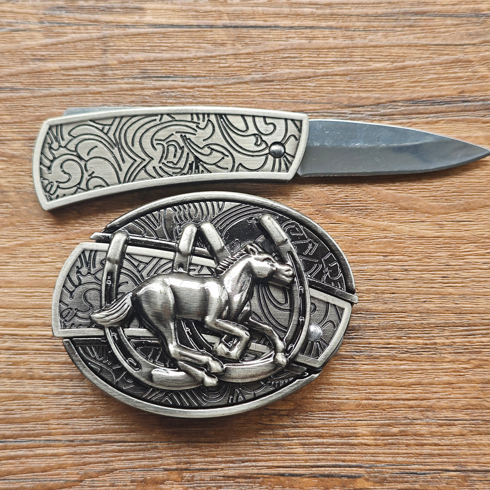 Horse Western Belt Buckle