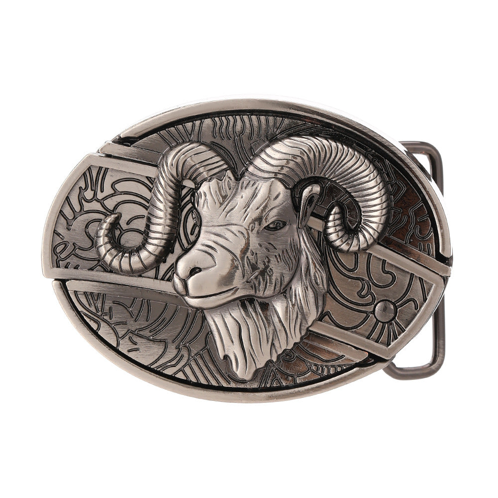 Oval Cowboys Belt Buckle