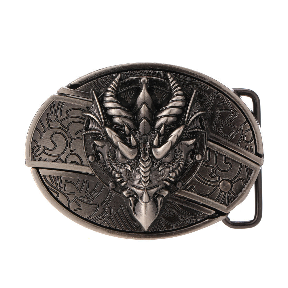 Oval Cowboys Belt Buckle