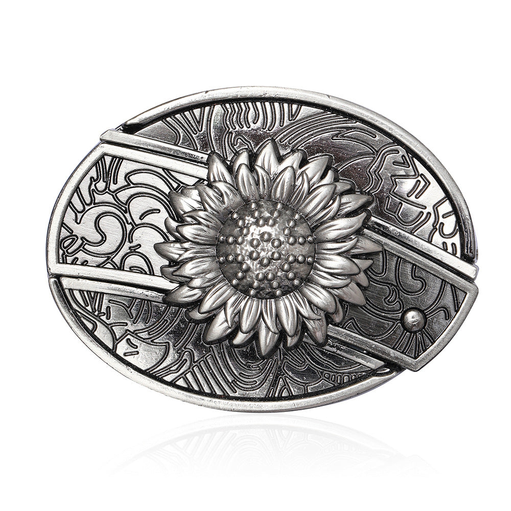 Oval Cowboys Belt Buckle