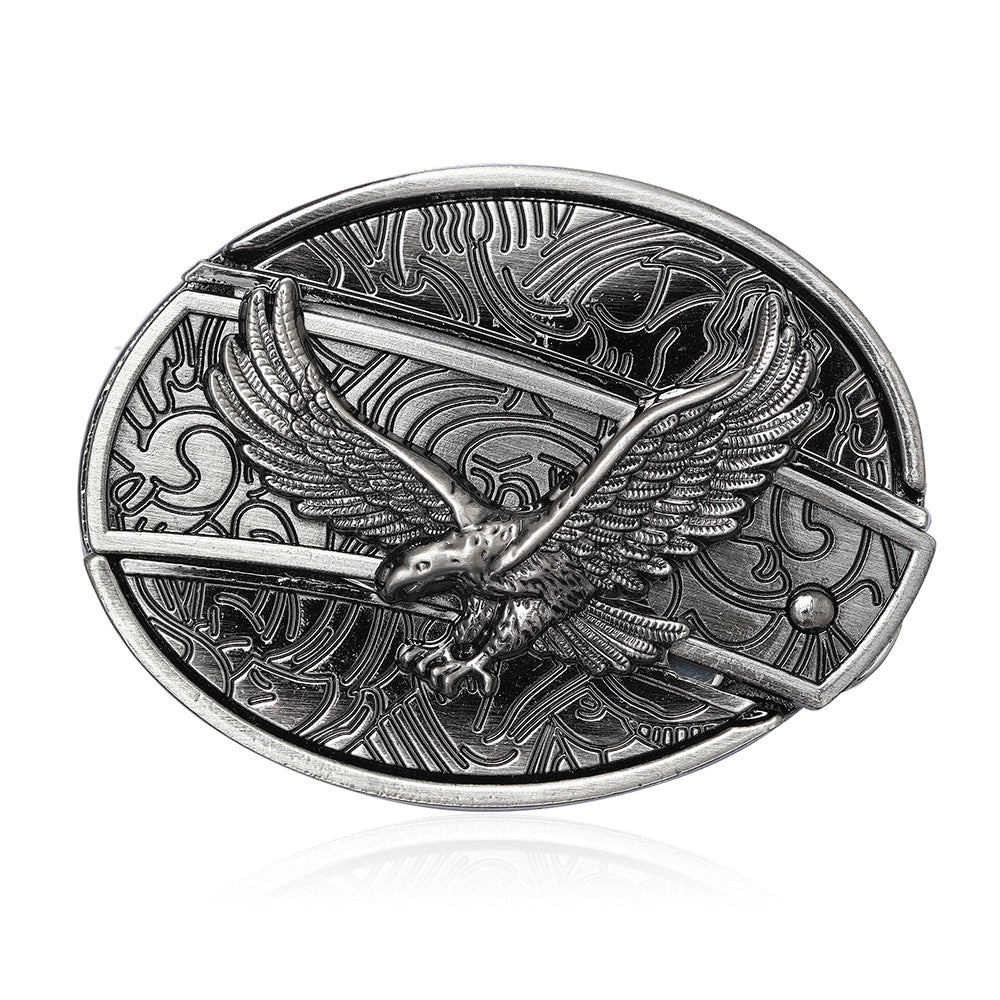 Oval Cowboys Belt Buckle