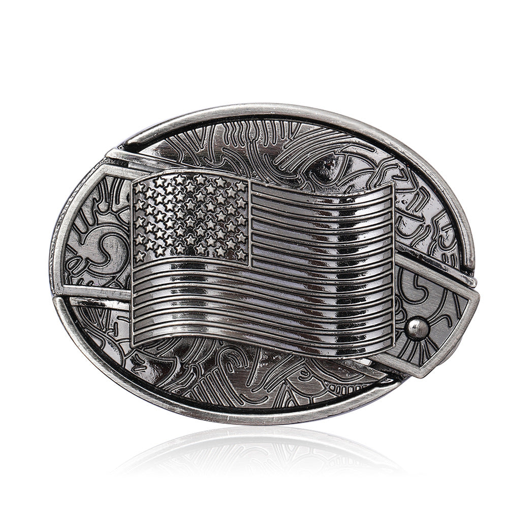Oval Cowboys Belt Buckle