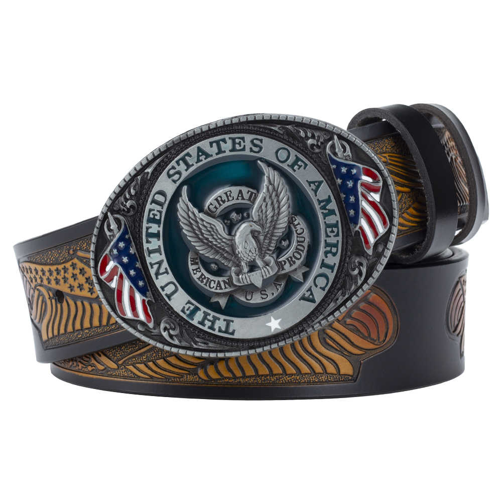 American Eagle Western Leather Belt
