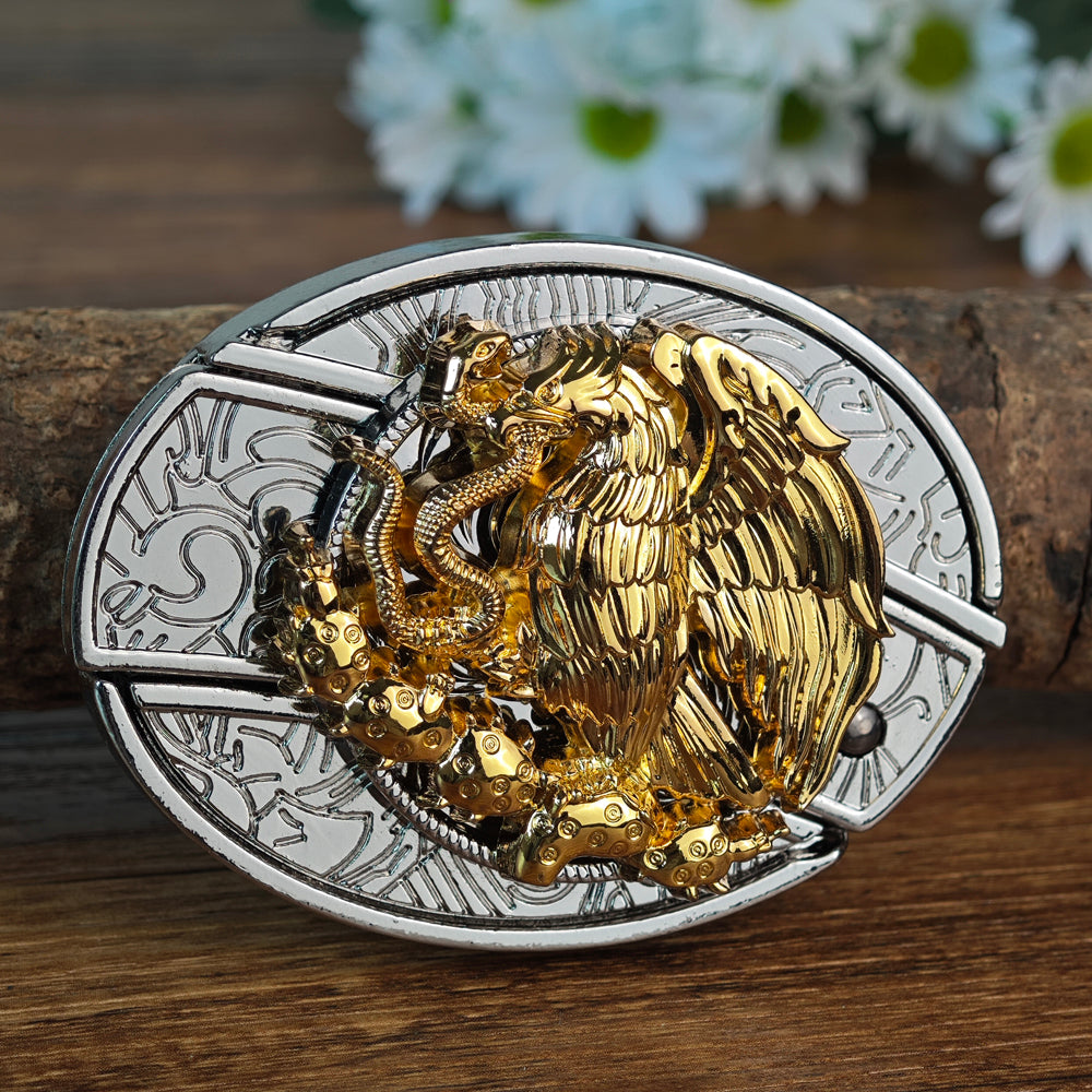 Rodeo Cowboy Belt Buckle Silver
