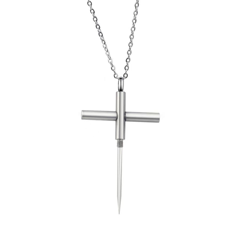 Belt buckle accessories - CowderryCross necklace