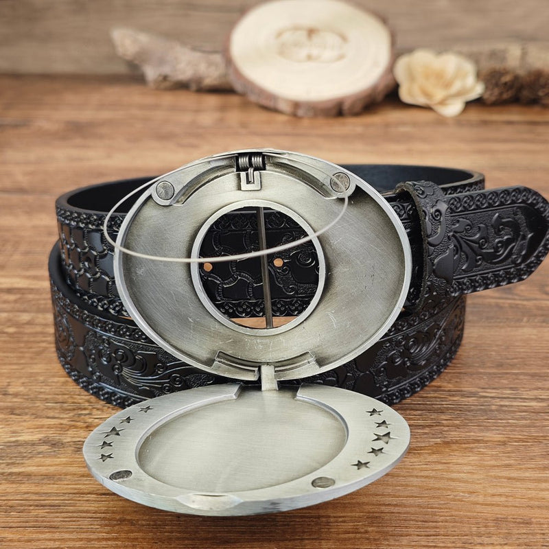 Western Multi-Function Belt and Buckle Set