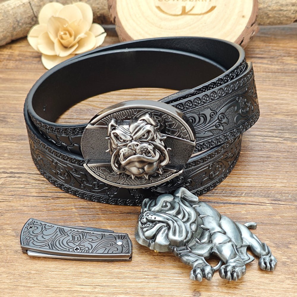 Bulldog Western Belt Set - CowderryUtility Belts28-34 (Fit Waist 26-32 in)