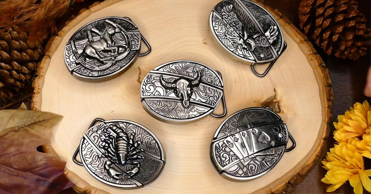 Cowderry | Western Belt Buckle, Cool Belt Buckle