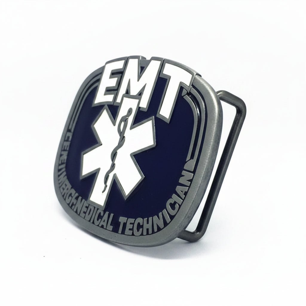 EMS Star of Life Belt Buckle for EMT & Paramedics - CowderryBelt Buckles