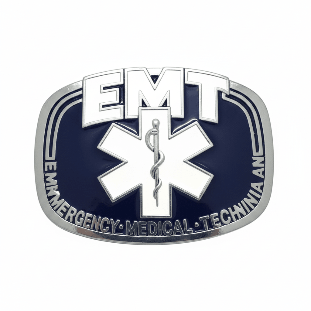 EMS Star of Life Belt Buckle for EMT & Paramedics - CowderryBelt Buckles
