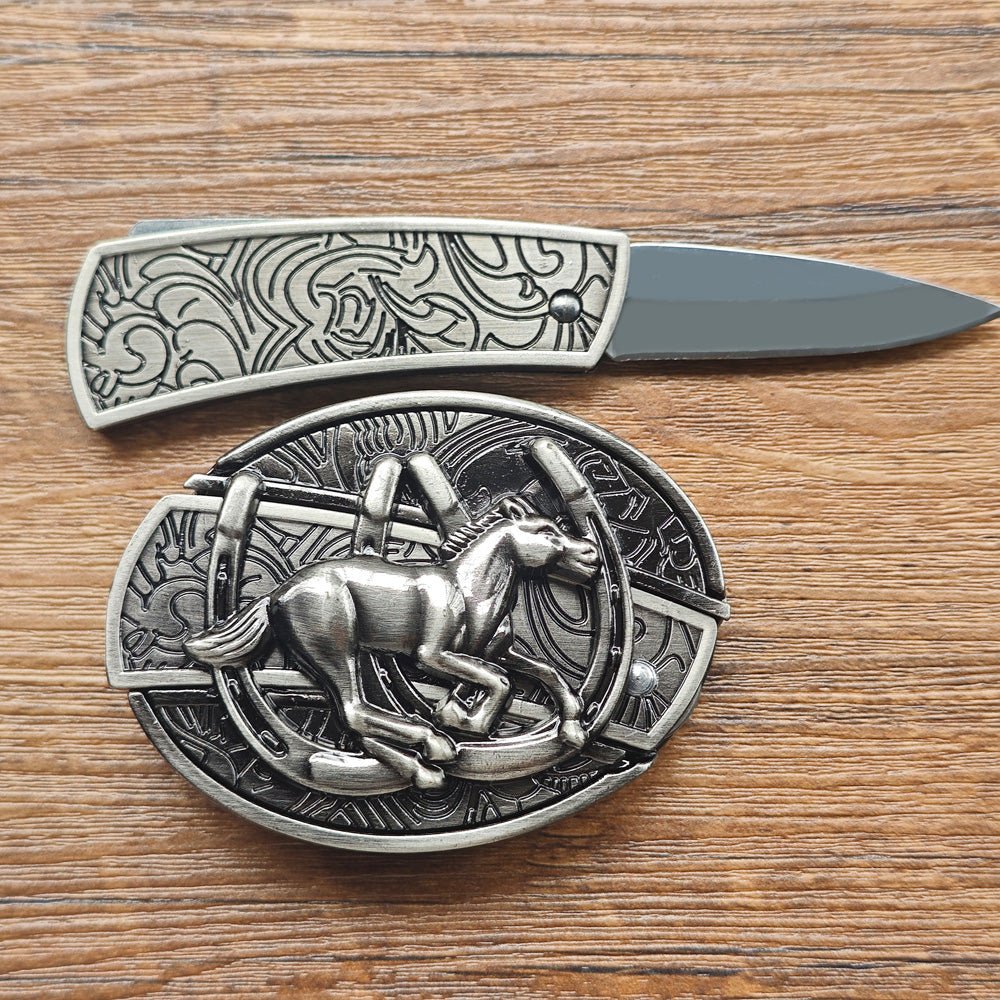 Horse Western Belt Buckle - CowderryBelt Buckles