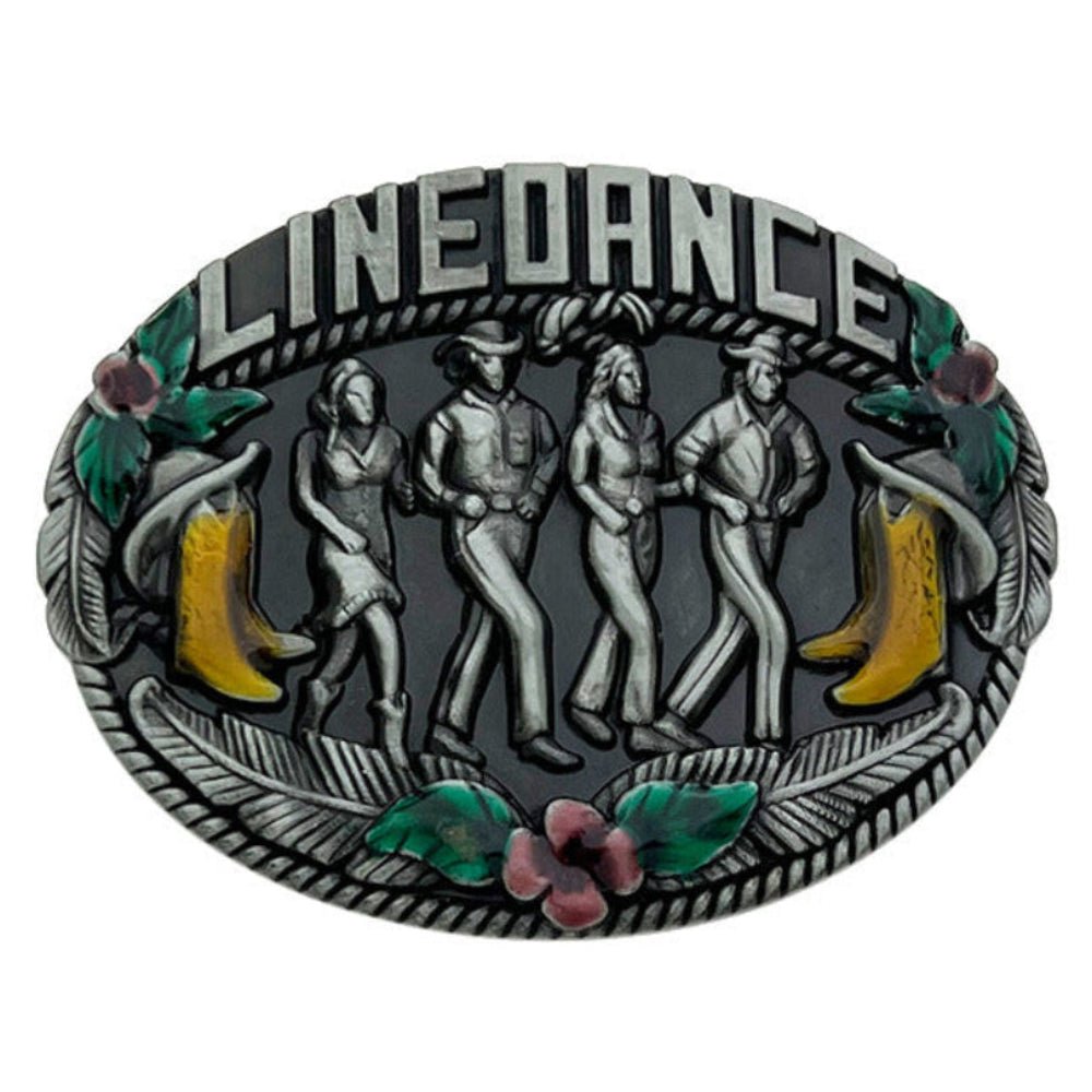 Line Dancing Belt Buckle - CowderryBelt Buckles