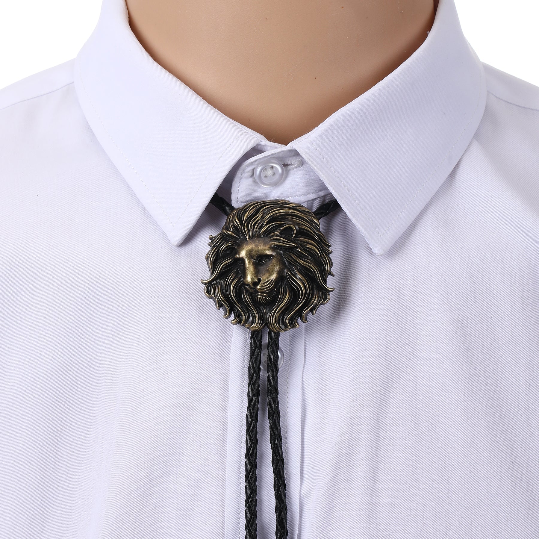 Lion Head Bolo Tie - CowderryBolo TieCalm Lion