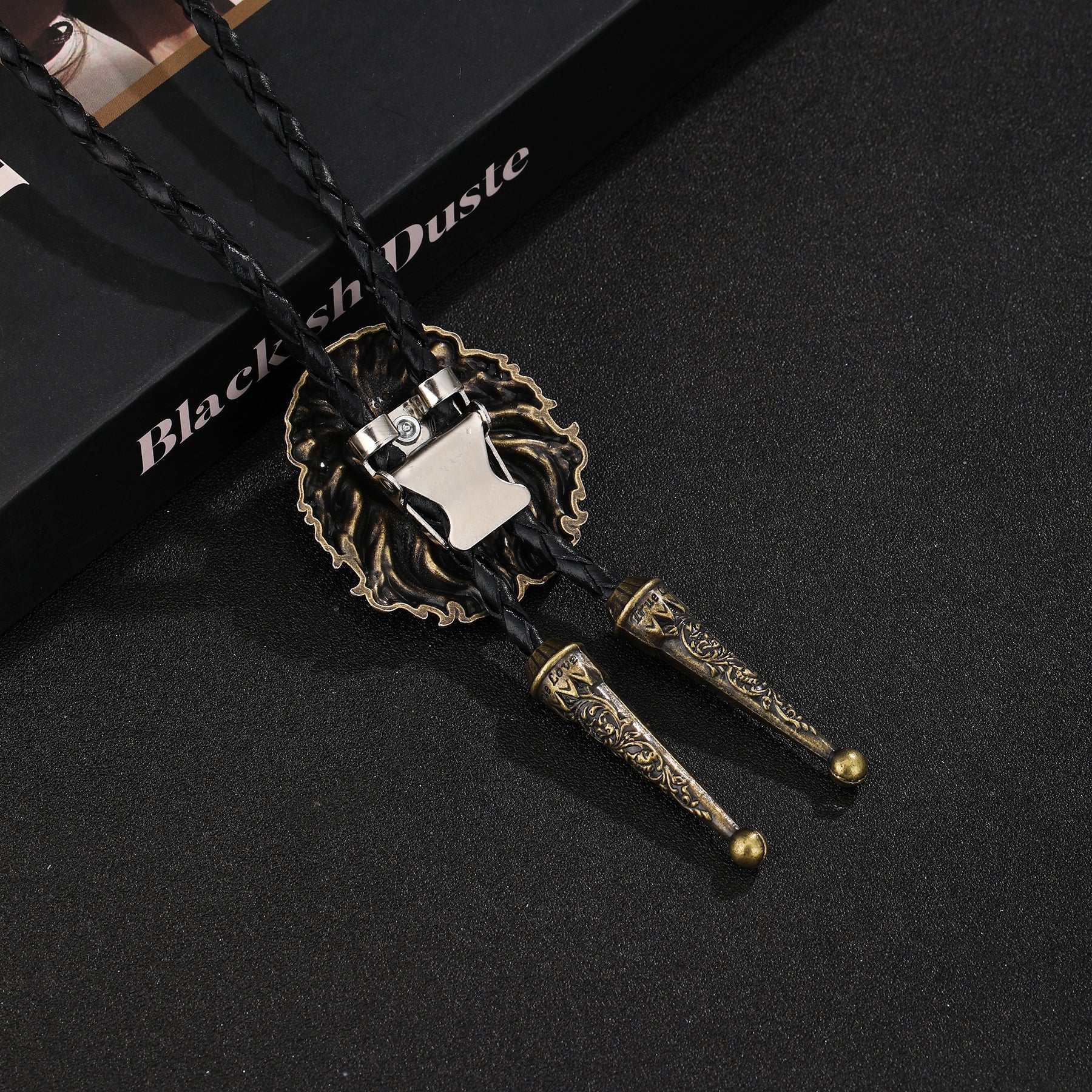 Lion Head Bolo Tie - CowderryBolo TieCalm Lion