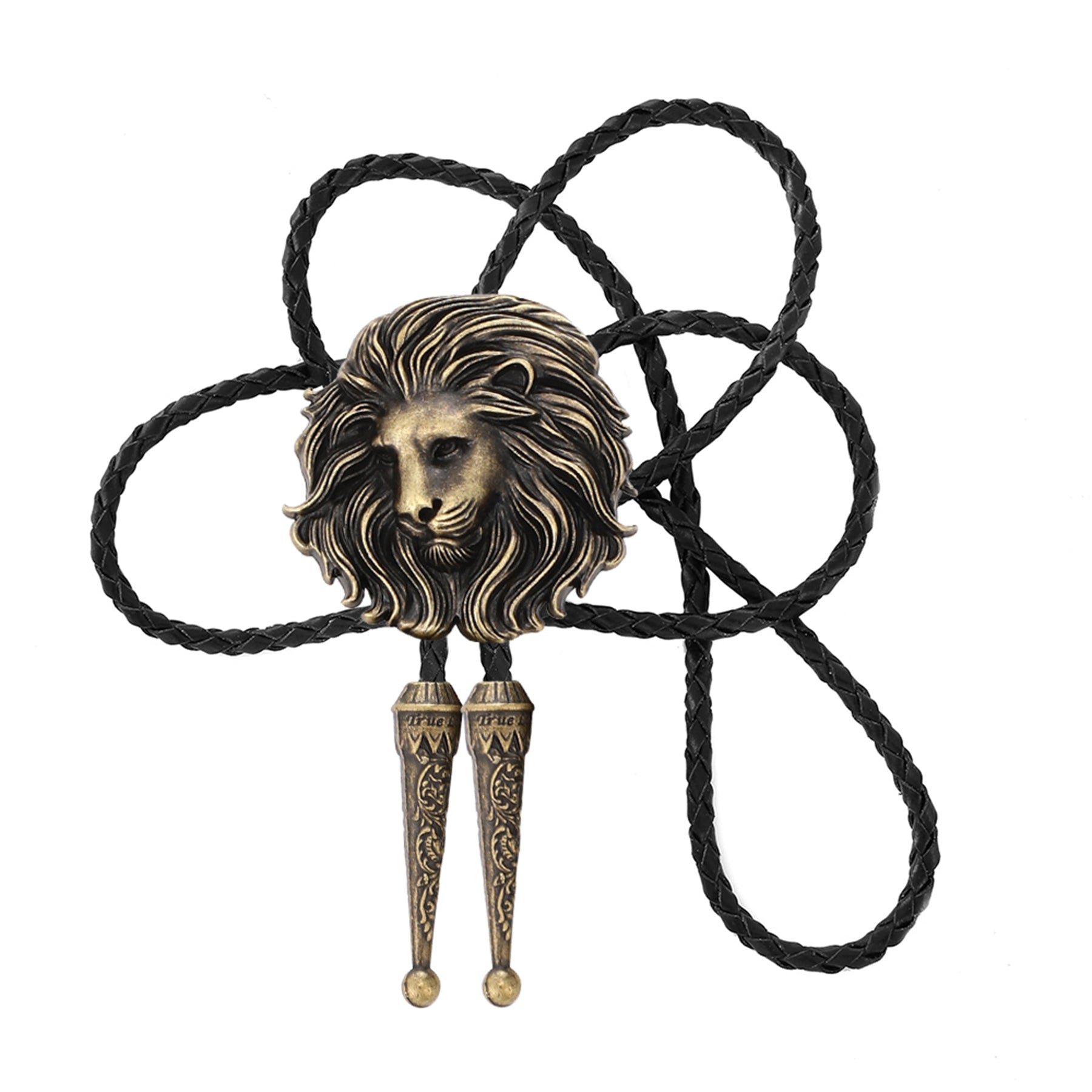 Lion Head Bolo Tie - CowderryBolo TieCalm Lion