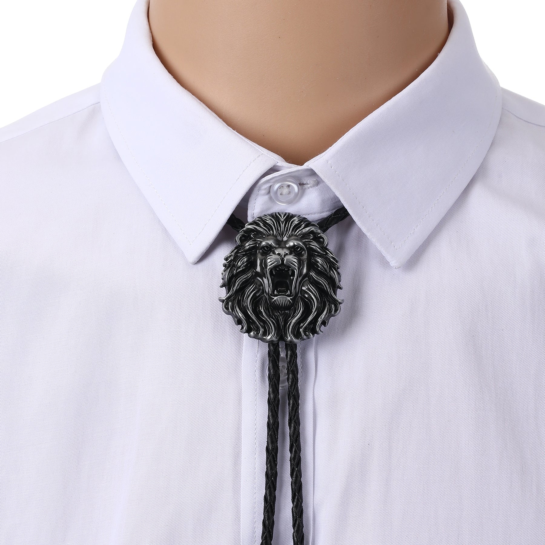 Lion Head Bolo Tie - CowderryBolo TieRoaring Lion
