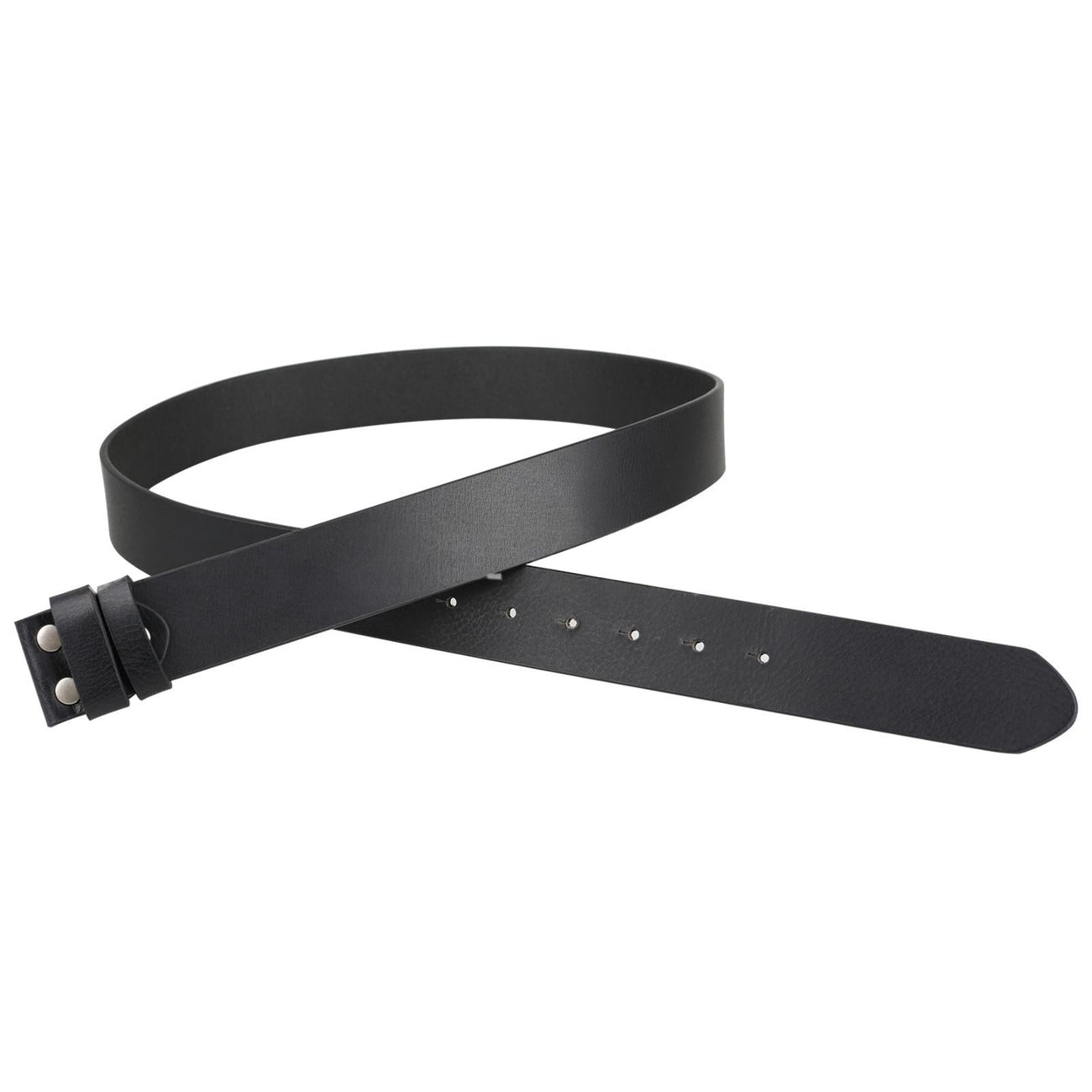 Mens Lion Head Black Leather Belt and Bolo Tie Set