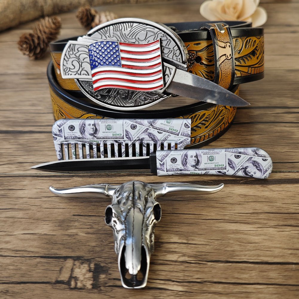 Patriot's Western Edge Kit - CowderryBelt32 - 34 (Fit Waist 30 - 32 in)