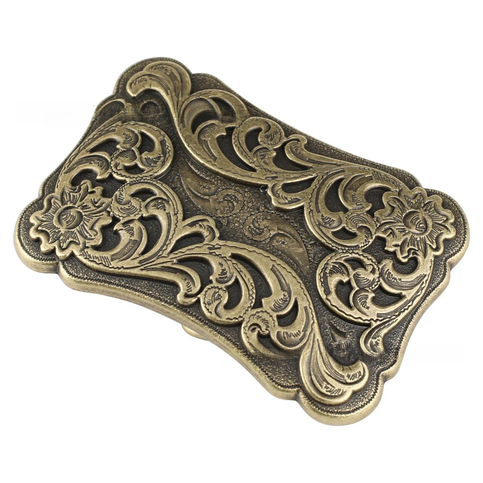 Square Arabesque Belt Buckle - CowderryBelt BuckleAntique Gold