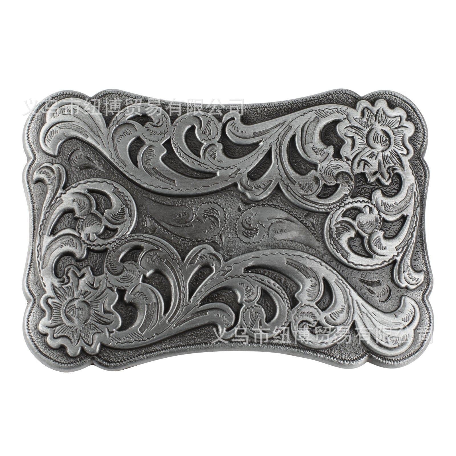 Square Arabesque Belt Buckle - CowderryBelt BuckleAntique Silver