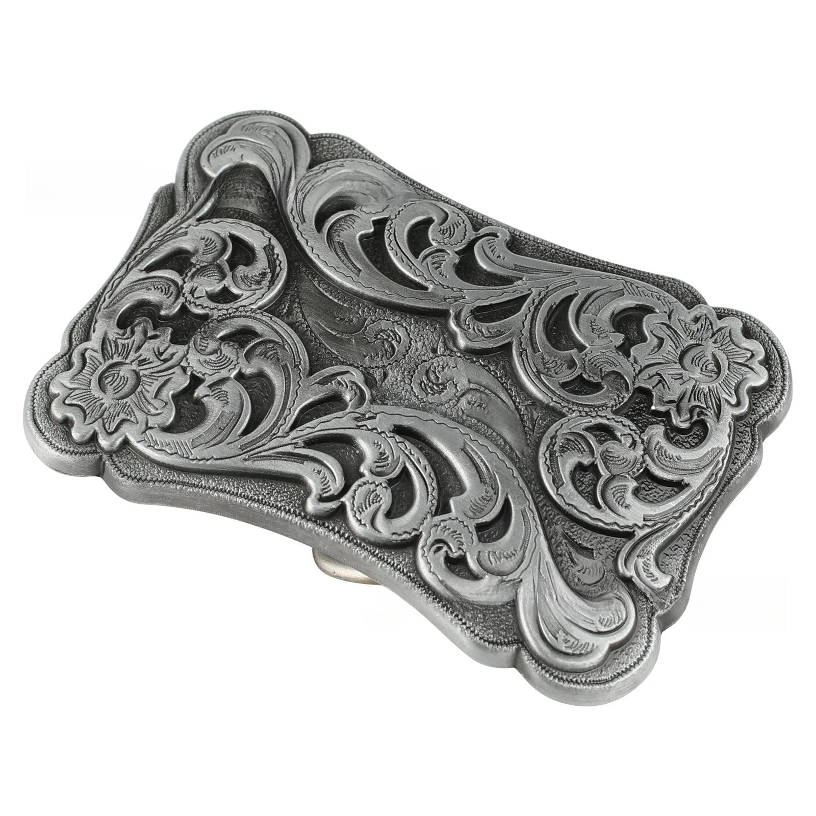 Square Arabesque Belt Buckle - CowderryBelt BuckleAntique Silver