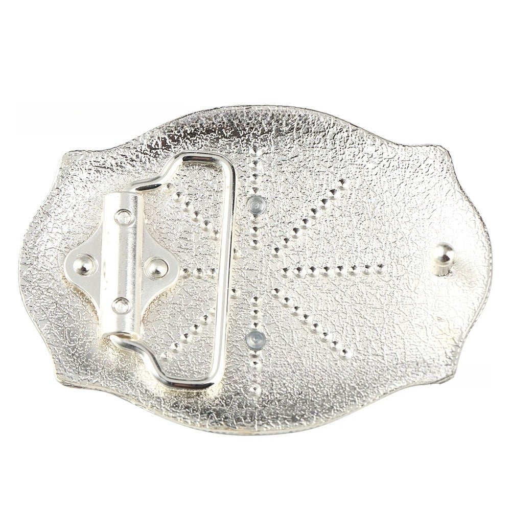 Western Initial Gold Engraved Belt Buckle - CowderryBelt BucklesA