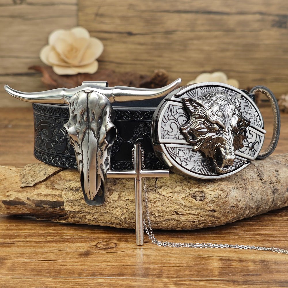 Western Spirit Trio - CowderryJewelry SetsWolf
