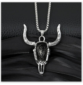 Wild Longhorn Skull Necklace - Cowderry