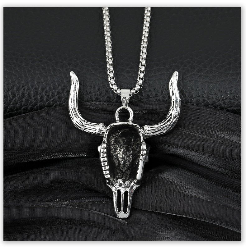 Wild Longhorn Skull Necklace - Cowderry