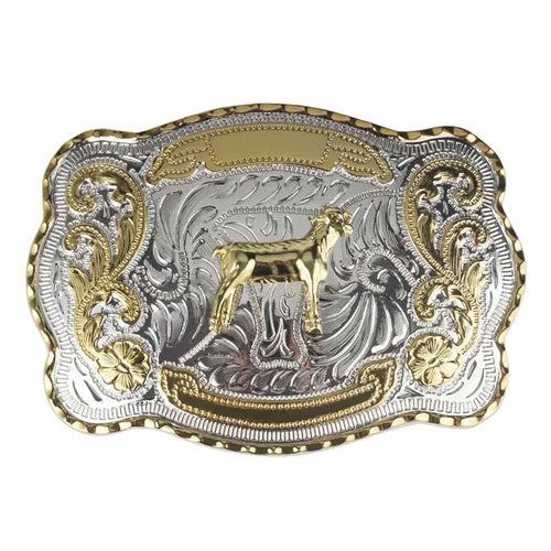 Gold Large Animal Western Belt Buckle for Men