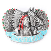 American Indian and Horse Belt Buckles - CowderryBelt Buckle