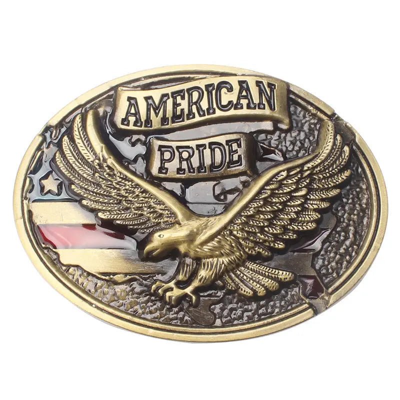 American Pride Eagle Belt Buckle - CowderryBelt BuckleBronze