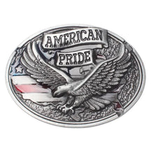 American Pride Eagle Belt Buckle - CowderryBelt BucklePewter