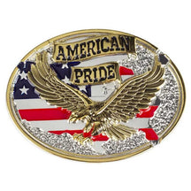 American Pride Eagle Gold Belt Buckle