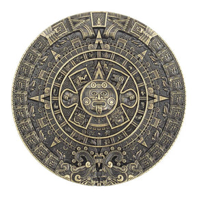 Aztec Solar Calendar Belt Buckle - CowderryBelt BuckleRound