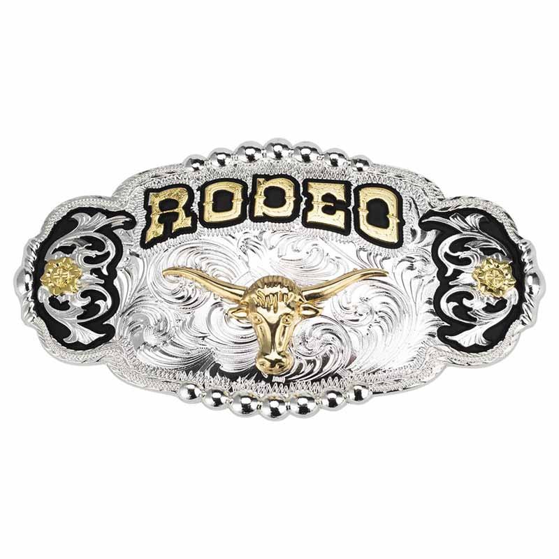 Big Gold Rodeo Cowboy Belt Buckle - CowderryBelt BuckleBull