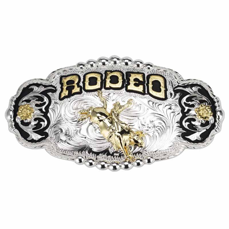 Big Gold Rodeo Cowboy Belt Buckle - CowderryBelt BuckleBull Riding