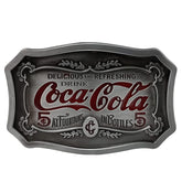 Coca Cola Delicious and Refreshing Western Belt Buckle - CowderryBelt Buckles