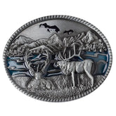 Colored Whitetail Deer Belt Buckle - CowderryBelt Buckle