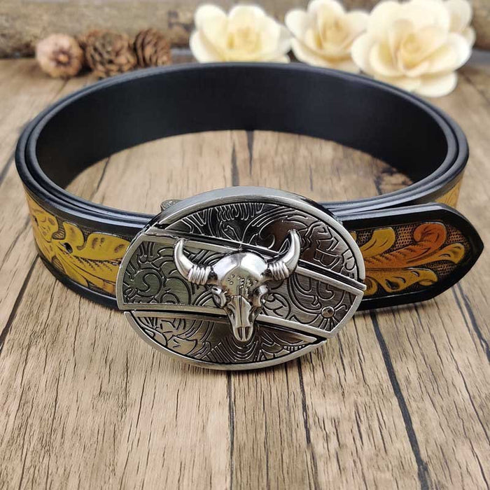 Cool Belt Buckle With Cowboy Country Utility Belt