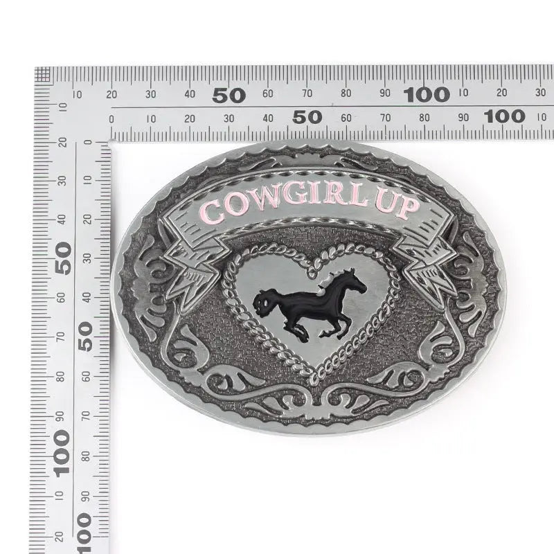 COWGIRL UP Western Belt Buckle - CowderryBelt BuckleSquare